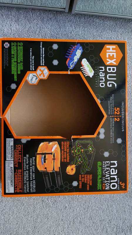 hexbug nano elevation glows in the dark habitat set